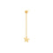 LUMINOUS STAR DROP OORBEL GOUD